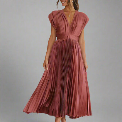 Samantha Women's Midi Dress Elegant Occasion Wear