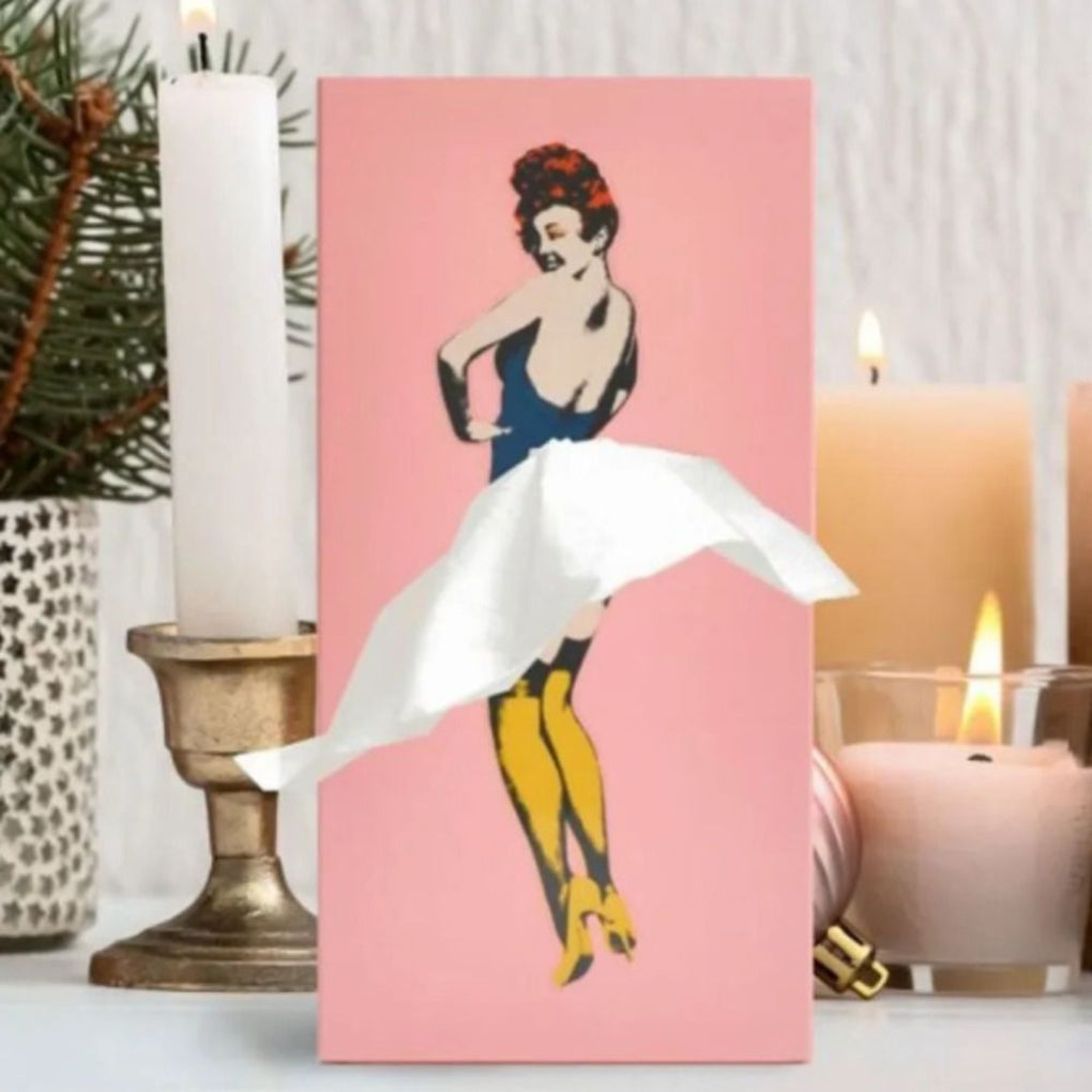 Women's Flying Skirt Tissue Box Cover