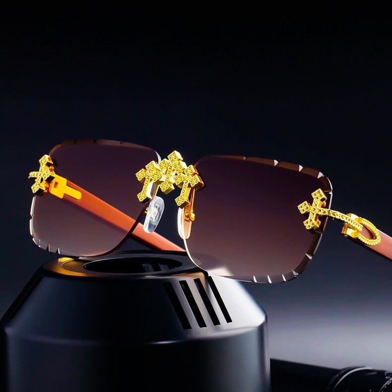 Trendy Frameless Vintage Sunglasses