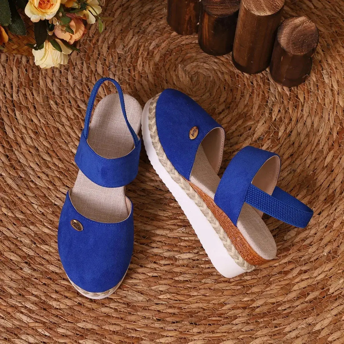 Closed Toe Wedge Sandals for Women – Stylish & Comfortable Black Wedge Heels