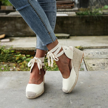 Women's Wedge Sandals Closed-Toe Comfortable - VibreMode