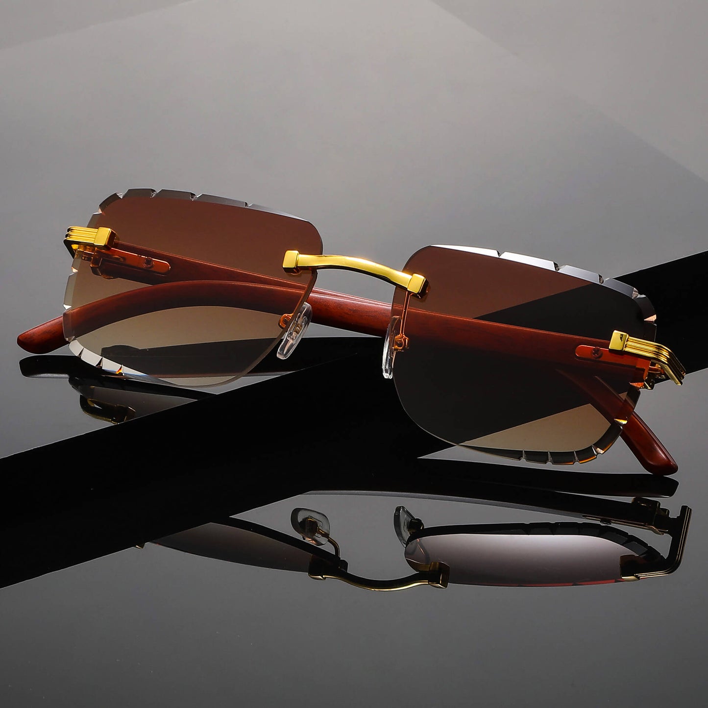 Classic Frameless Vintage Sunglasses