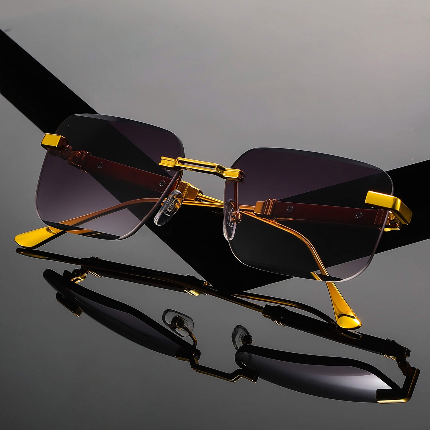 Sleek Frameless Sunglasses