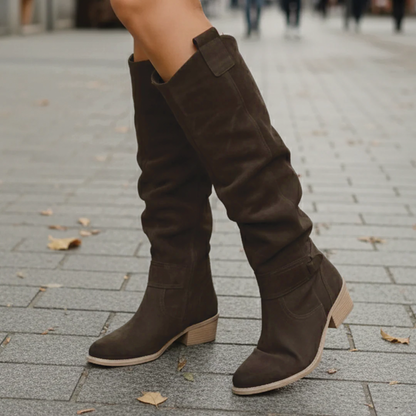 Luxurious Leather Tall Riding Boots
