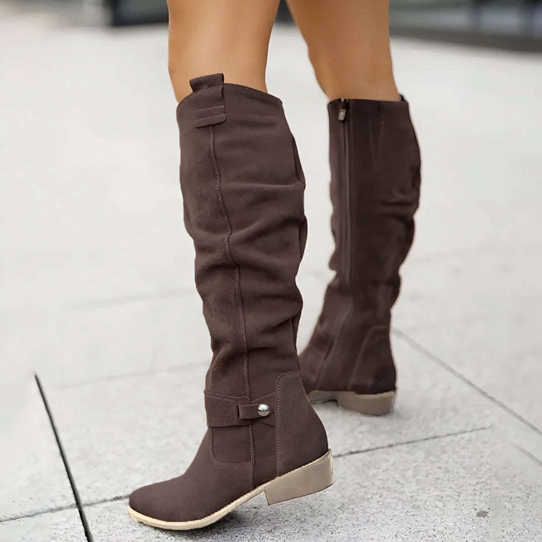 Luxurious Leather Tall Riding Boots