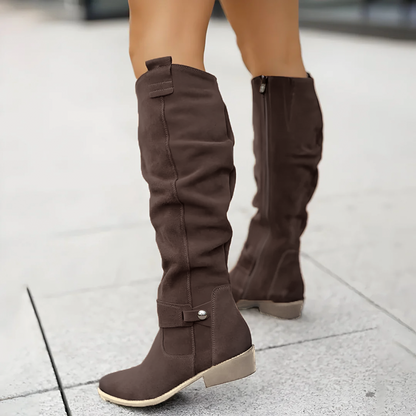 Luxurious Leather Tall Riding Boots