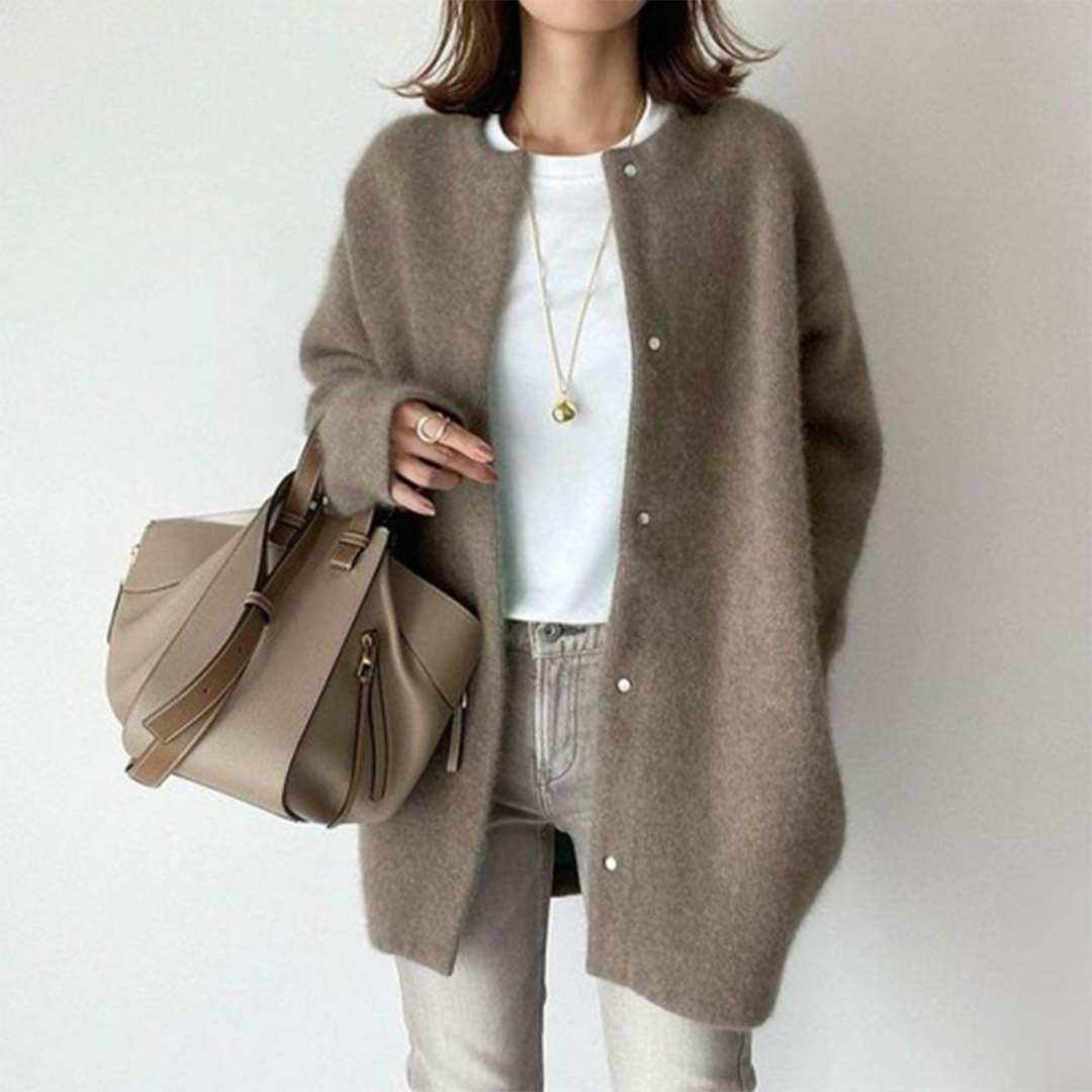 Kimberly | Women’s Elegant Relaxed Fit Warm Winter Cardigan Caliboot