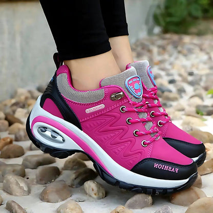 Women's Lace-Up Orthopedic Sneakers Low - VibreMode