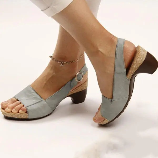 Women's Slingback Heels Comfortable Elegant - VibreMode