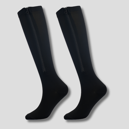 Support Stockings With Zipper For Tired Legs Relief