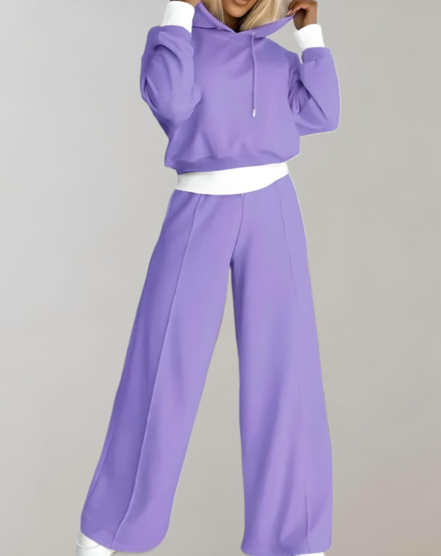 Women's Wide Leg Tracksuit Pants Casual Fit