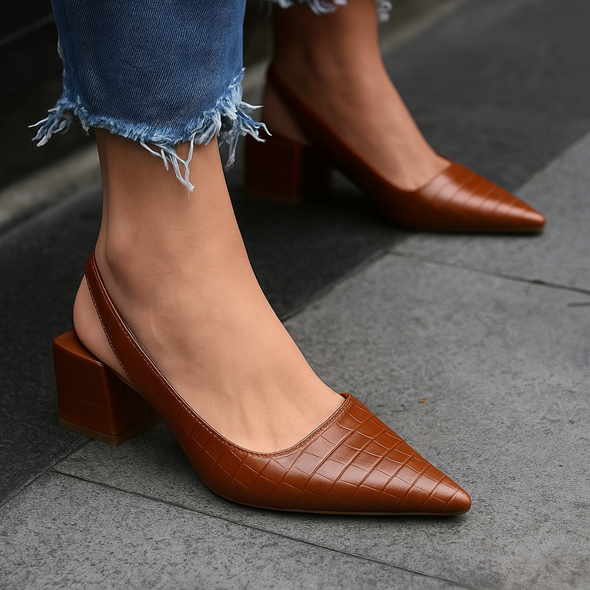 Women's Pointed Slingback Heels