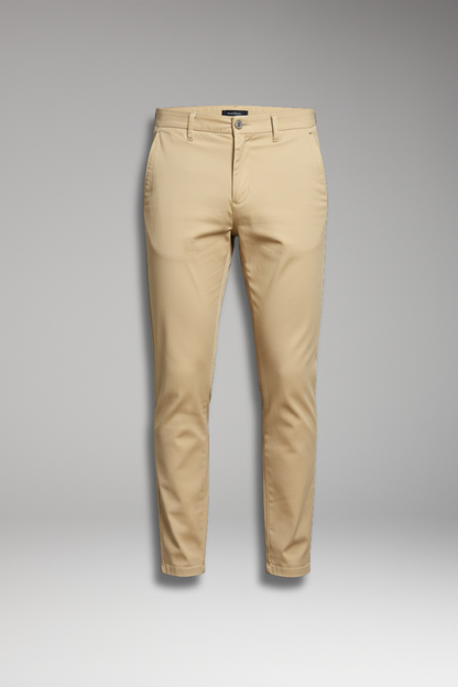 Men's Slim Fit Trousers Tapered Ankle - VibreMode