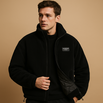 Rugged Mens Corduroy Jacket - VibreMode