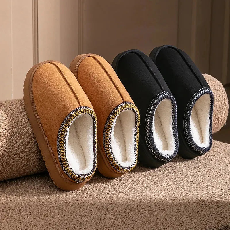 Women's Plush Slippers Warm Non-Slip - VibreMode
