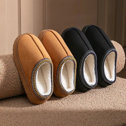 Women's Plush Slippers Warm Non-Slip - VibreMode
