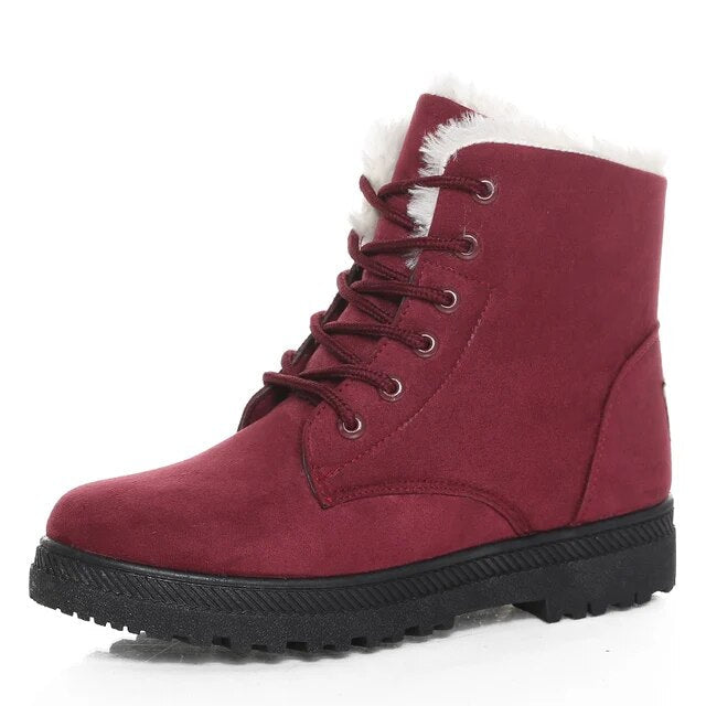 Cozy Short Ankle Boots for Women – Stylish & Warm for Winter