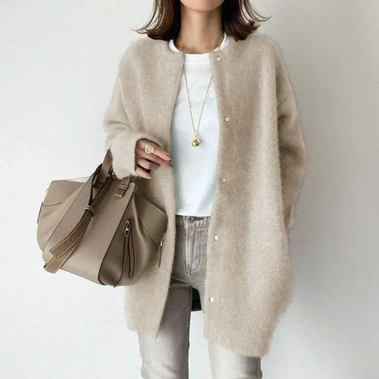 Women's Cardigan Soft Stylish Pockets - VibreMode