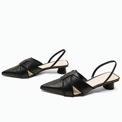 Women's Flat Sandals Low Heel Leather