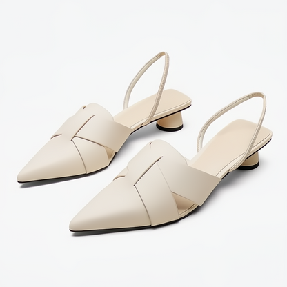 Women's Flat Sandals Low Heel Leather