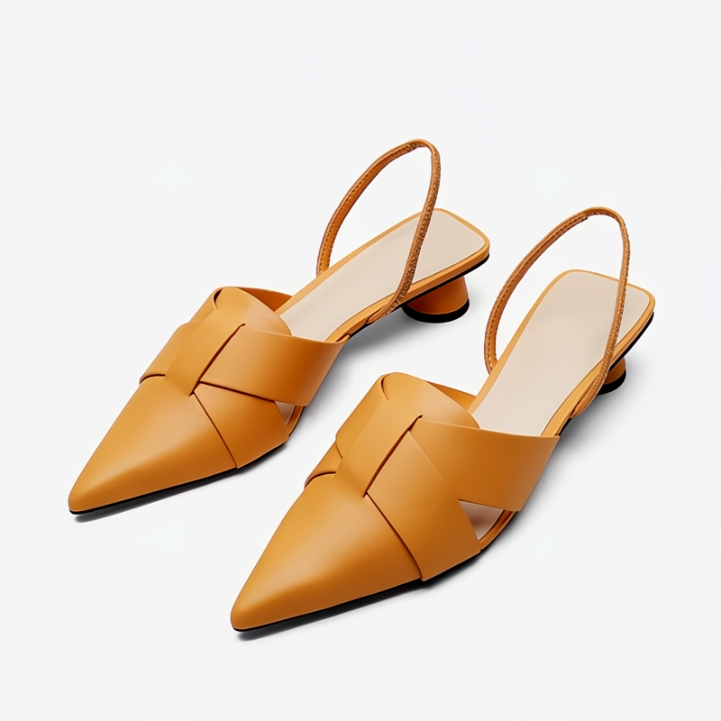 Women's Flat Sandals Low Heel Leather