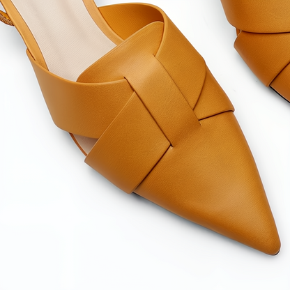 Women's Flat Sandals Low Heel Leather