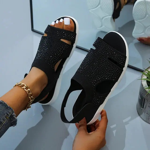 Women's Crystal Slippers Comfortable - VibreMode