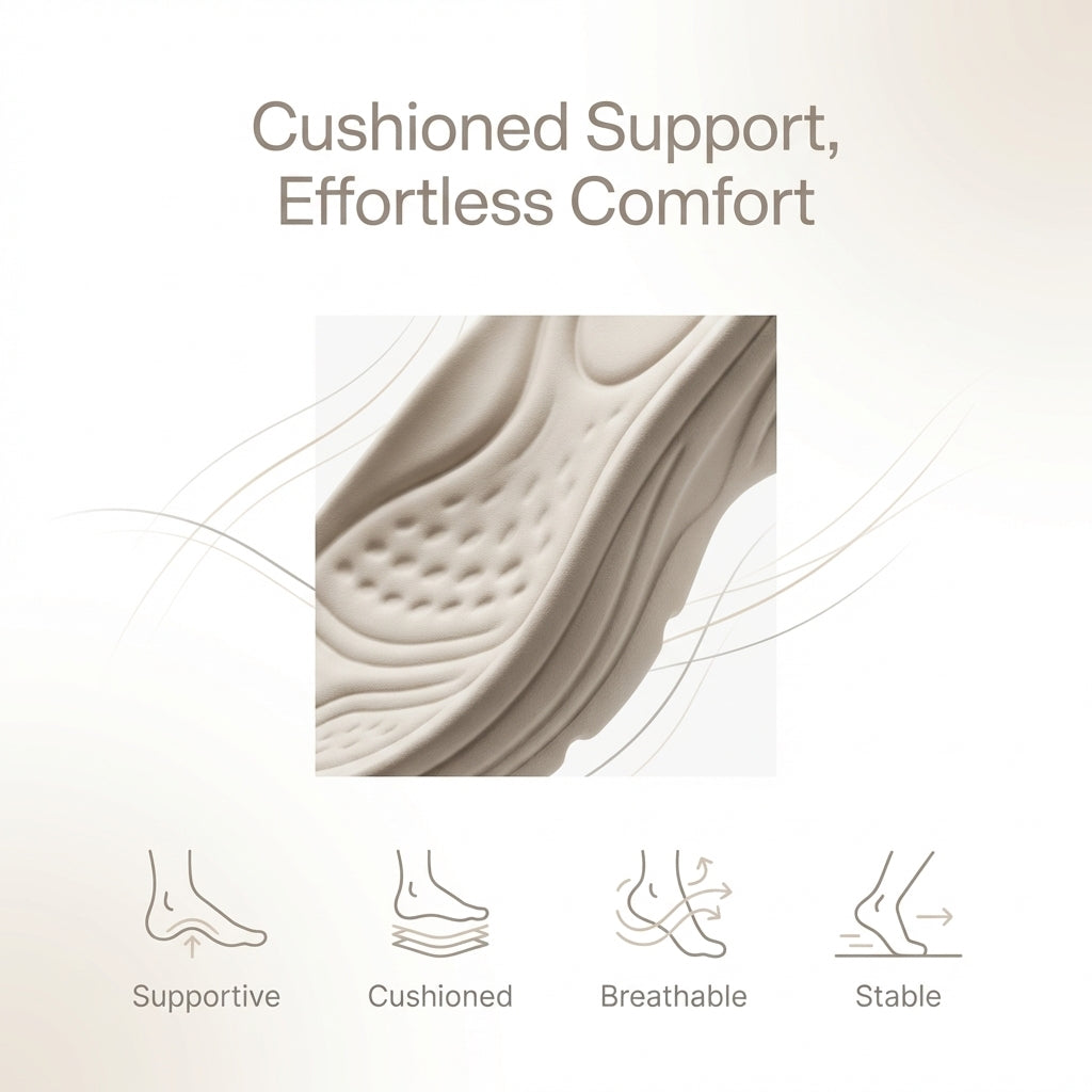 Orthopedic Sandals Adjustable Straps Cut-Out Design