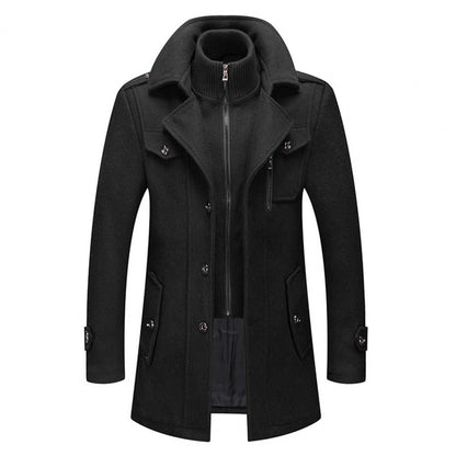 Men's Double Layer Winter Coat Warm - VibreMode