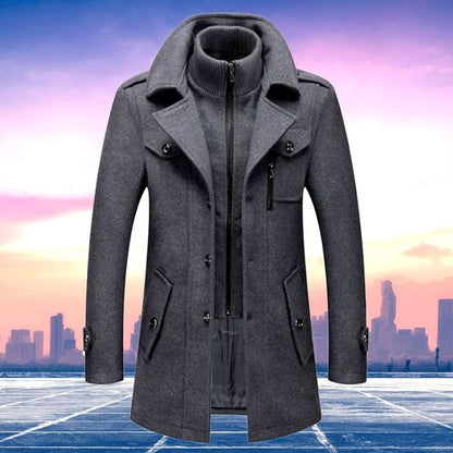 Men's Double Layer Winter Coat Warm