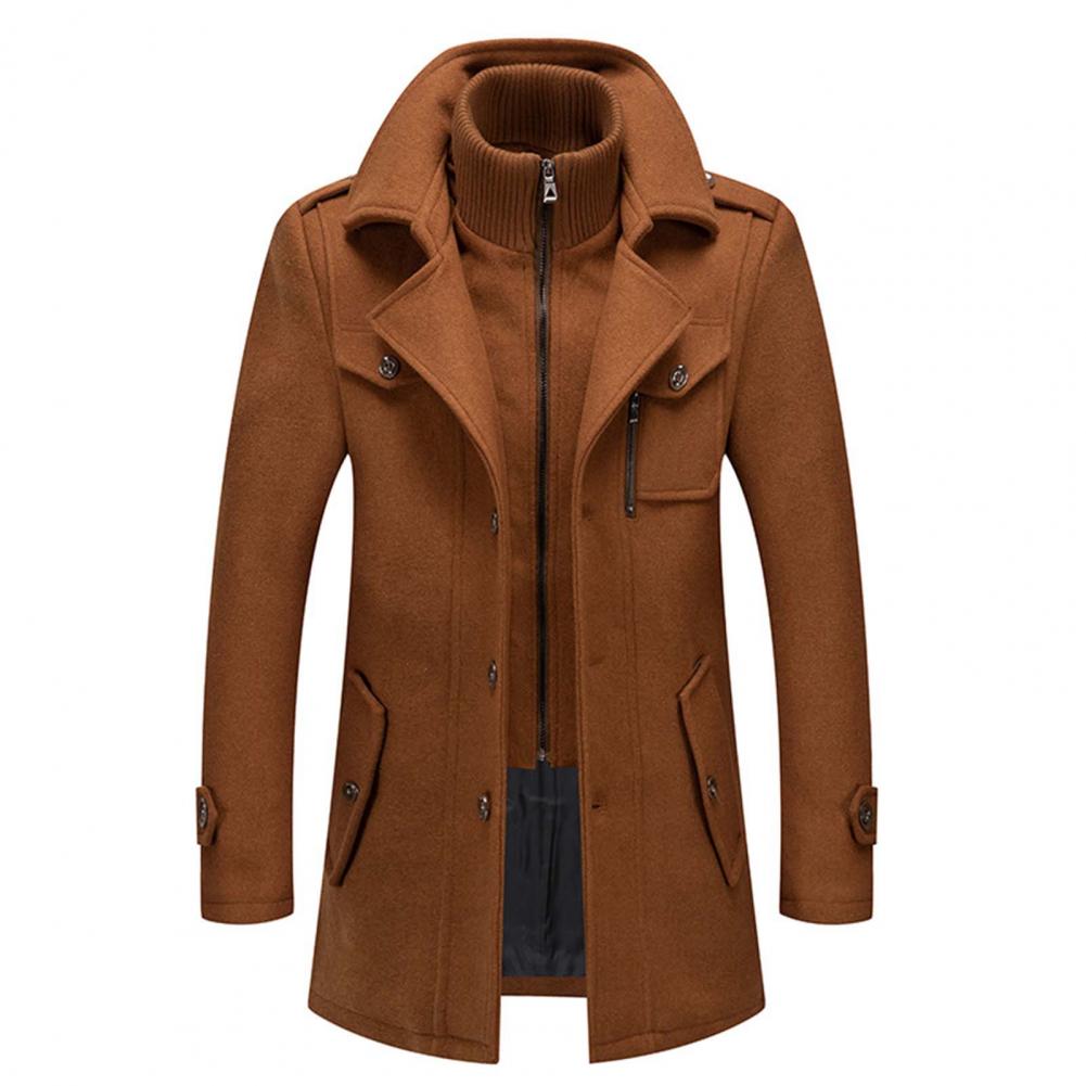 Men's Double Layer Winter Coat Warm