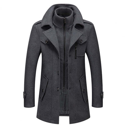 Men's Double Layer Winter Coat Warm