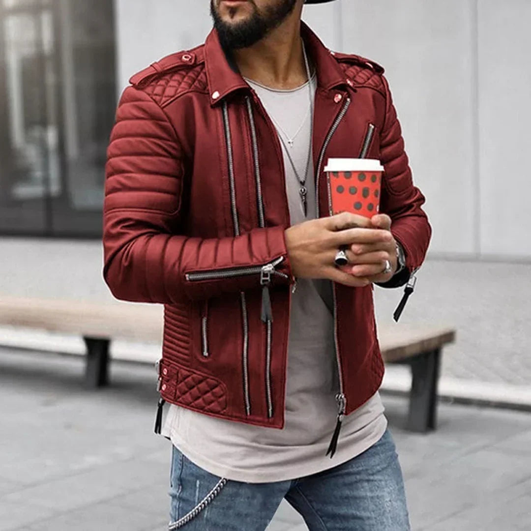Men's Leather Jacket Robust Brown