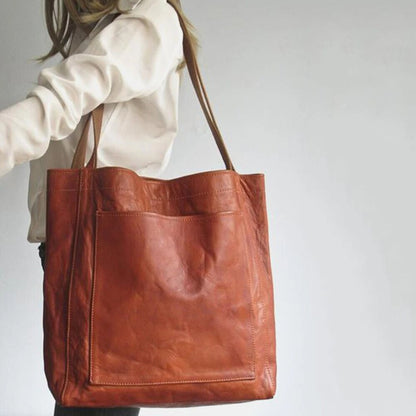 Luxury Genuine Leather Tote Bag