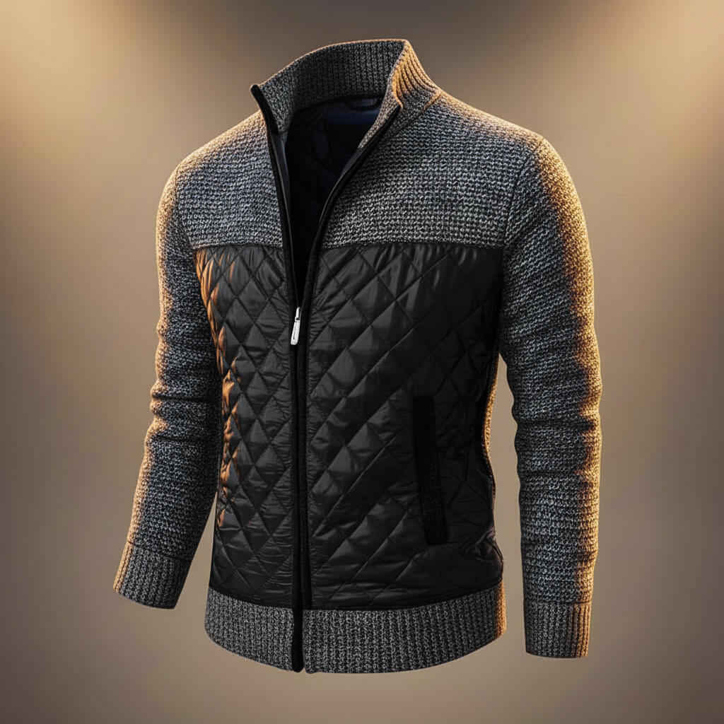 Soft Padded Chenille Winter Coat
