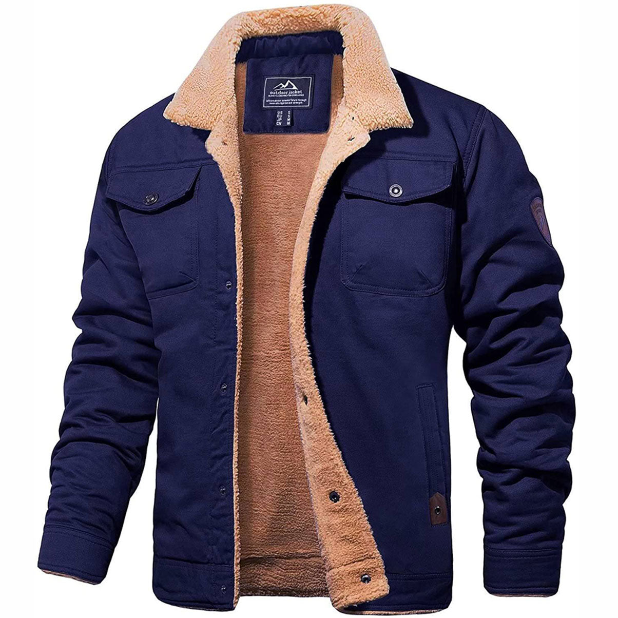 Martin | Mens Lightweight Summer Button Jacket