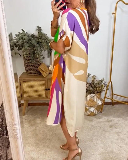 Green Floral Summer Dress