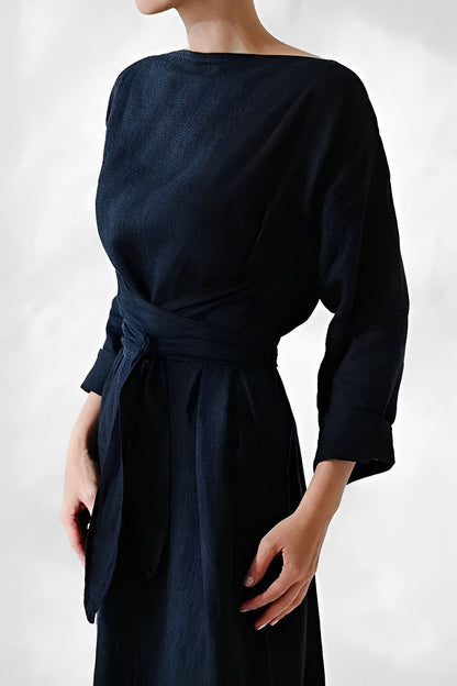 Women's Maxi Dress Bow Detail