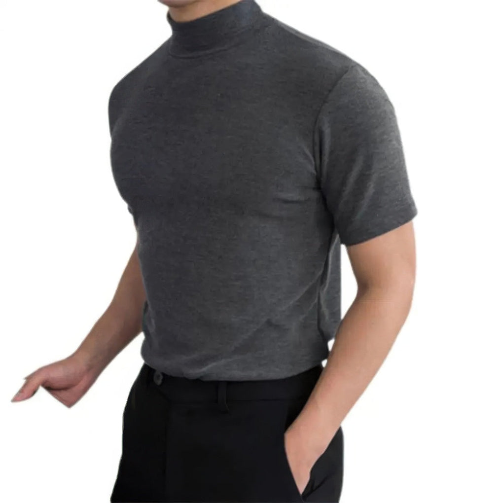Men's Breathable Turtleneck Sweater Shirt