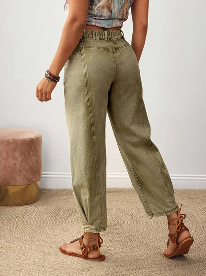 Women's Straight Leg Pants Green