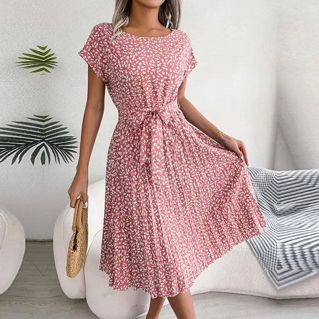 Beautiful Floral Midi Dress for Women