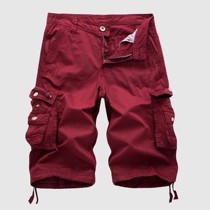 Men's Durable Cargo Shorts Knee-Length Casual