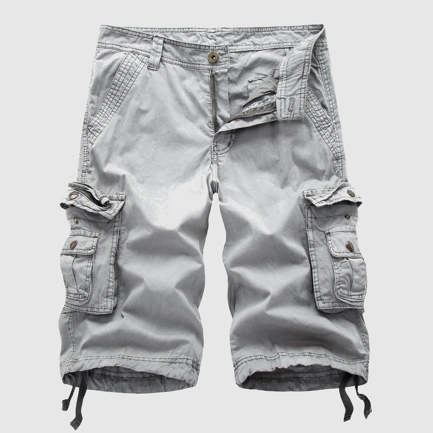 Men's Durable Cargo Shorts Knee-Length Casual