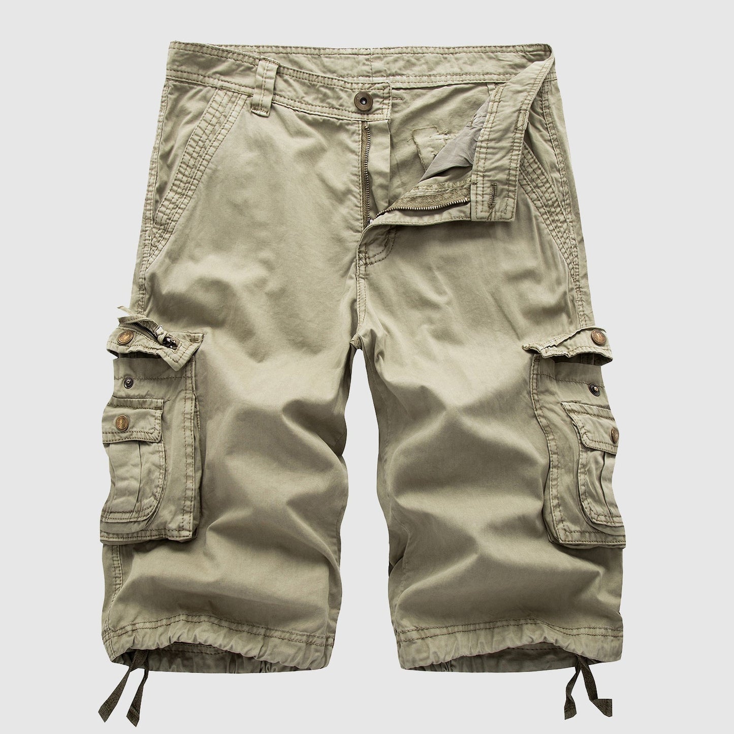 Men's Durable Cargo Shorts Knee-Length Casual - VibreMode