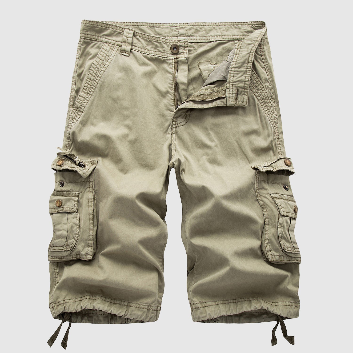 Men's Durable Cargo Shorts Knee-Length Casual - VibreMode