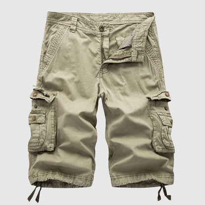 Men's Durable Cargo Shorts Knee-Length Casual - VibreMode