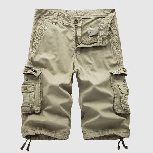 Men's Durable Cargo Shorts Knee-Length Casual - VibreMode