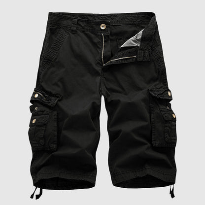 Men's Durable Cargo Shorts Knee-Length Casual