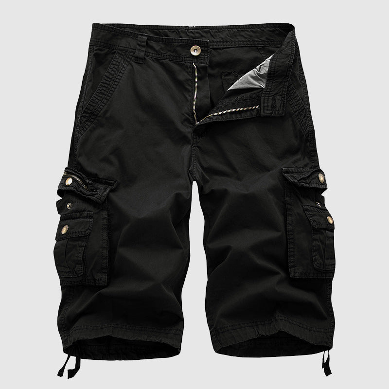 Men's Durable Cargo Shorts Knee-Length Casual
