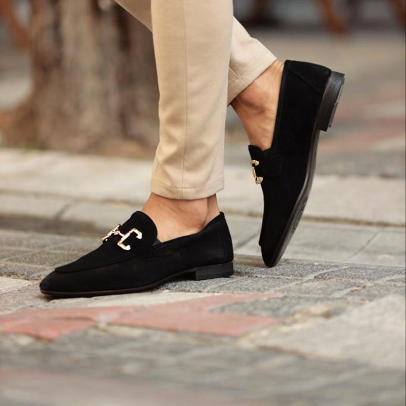 Men's Suede Loafers Refined Brown